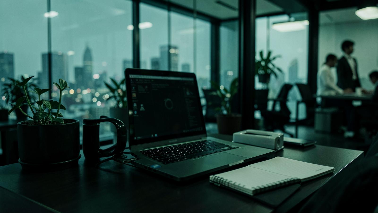Team transforming business operations with AI